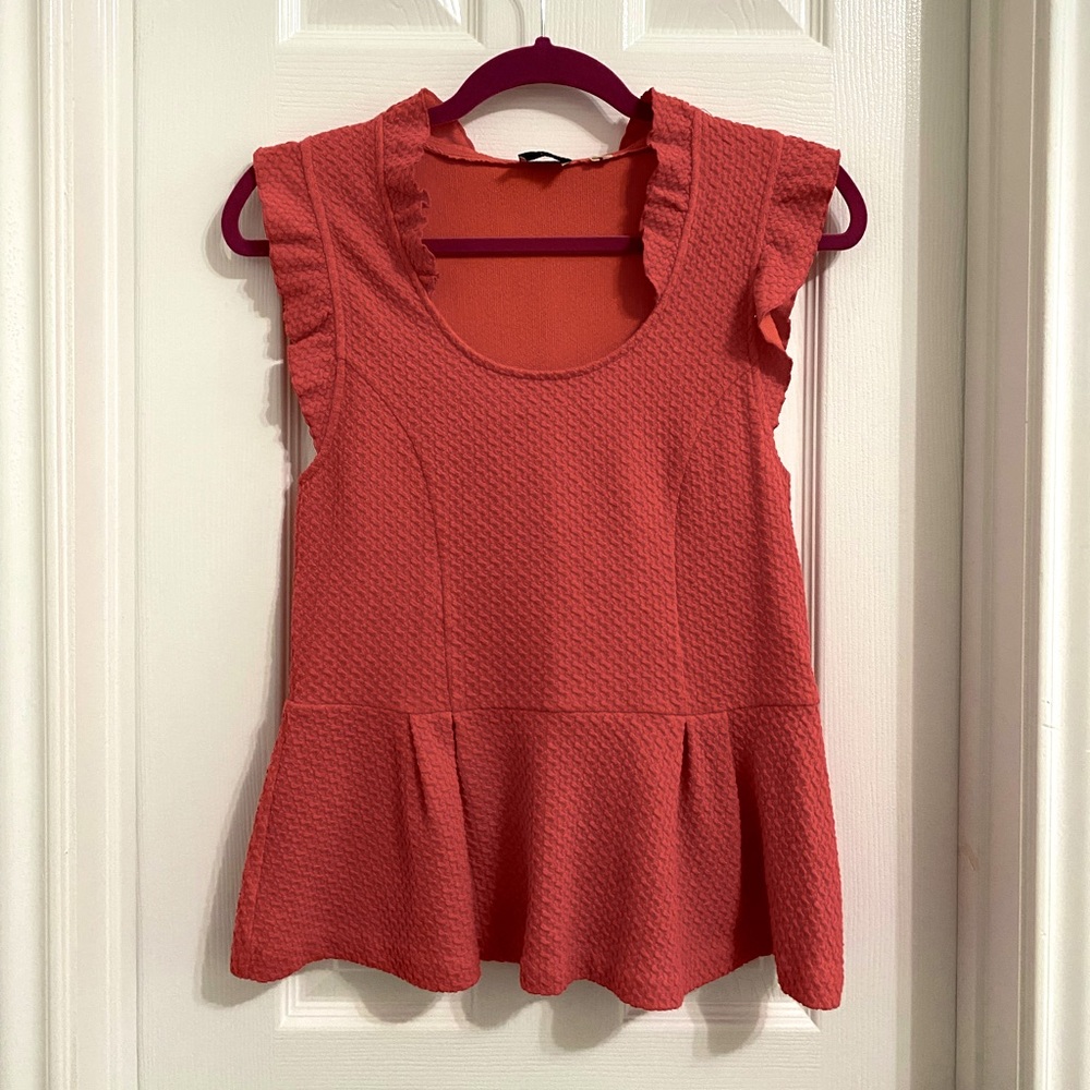 9-H15 STLC peplum top Anthropology